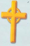 Gold or White Cross - 4 1/4 inches